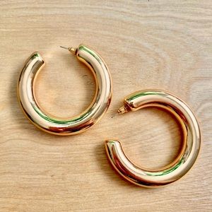 Gold Chunky Hoops